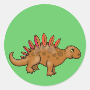 Leuke dinosaurus sticker voor kinderen