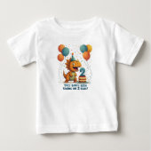 Leuke dinosaurus thema 2e verjaardag (Voorkant)