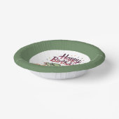 Leuke dinosaurus verjaardag papieren kommen (Gebogen)