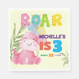 Leuke dinosaurus verjaardagsfeestje Kinder dino me Servet