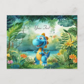 Leuke Dinosauruskaart Briefkaart (Voorkant)