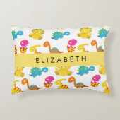 Leuke dinosaurussen, Patroon van dinosaurussen, Jo Accent Kussen (Voorkant)