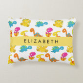 Leuke dinosaurussen, Patroon van dinosaurussen, Jo Accent Kussen (Achterkant)