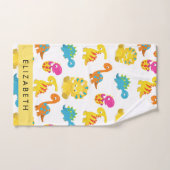 Leuke dinosaurussen, Patroon van dinosaurussen, Jo Bad Handdoek (Handdoek)