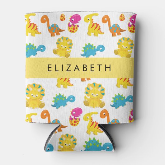 Leuke dinosaurussen, Patroon van dinosaurussen, Jo Blikjeskoeler (Voorkant)