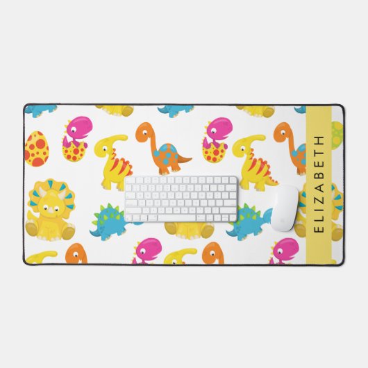 Leuke dinosaurussen, Patroon van dinosaurussen, Jo Bureaumat (Keyboard & Muis)