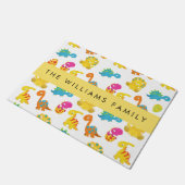 Leuke dinosaurussen, Patroon van dinosaurussen, Jo Deurmat (Schuin)