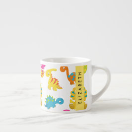 Leuke dinosaurussen, Patroon van dinosaurussen, Jo Espresso Kop
