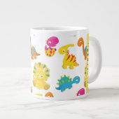 Leuke dinosaurussen, Patroon van dinosaurussen, Jo Grote Koffiekop (Voorkant rechts)