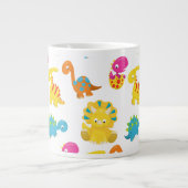 Leuke dinosaurussen, Patroon van dinosaurussen, Jo Grote Koffiekop (Voorkant)