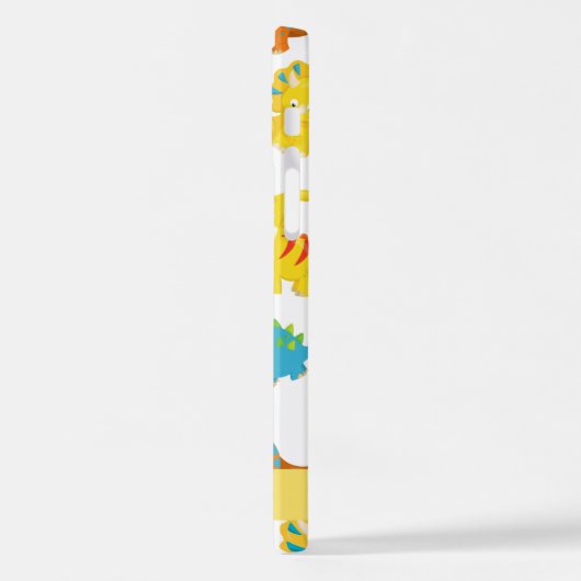 Leuke dinosaurussen, Patroon van dinosaurussen, Jo iPhone Hoesje (Linkerkant)