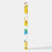 Leuke dinosaurussen, Patroon van dinosaurussen, Jo iPhone Hoesje (Rechterkant)