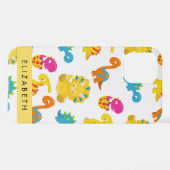 Leuke dinosaurussen, Patroon van dinosaurussen, Jo iPhone Hoesje (Achterkant horizontaal)