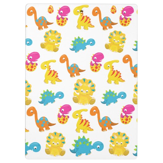 Leuke dinosaurussen, Patroon van dinosaurussen, Jo Klembord (Achterkant)