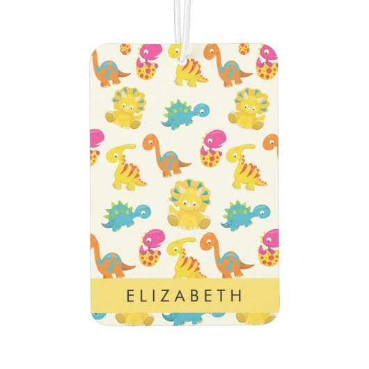 Leuke dinosaurussen, Patroon van dinosaurussen, Jo Luchtverfrisser (Achterkant)