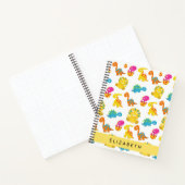 Leuke dinosaurussen, Patroon van dinosaurussen, Jo Notitieboek (Binnen)