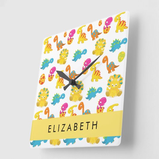Leuke dinosaurussen, Patroon van dinosaurussen, Jo Vierkante Klok (Hoek)