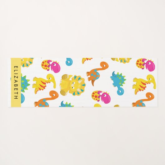 Leuke dinosaurussen, Patroon van dinosaurussen, Jo Yogamat (Achterkant (horizontaal))