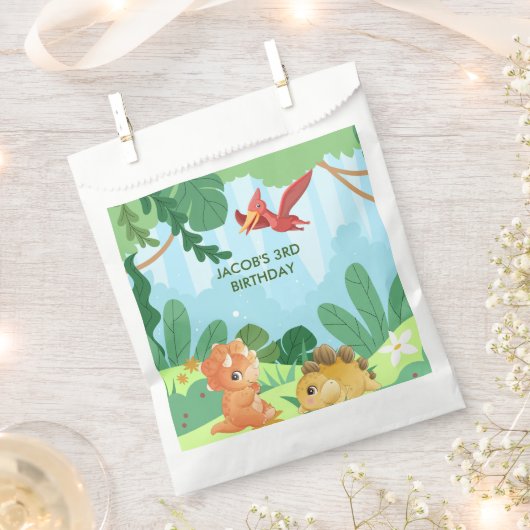 Leuke dinosaurussen thema verjaardagsfeestje bedankzakje (Geknipt)