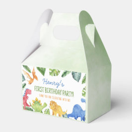 Leuke dinosaurussen verjaardag gunst box bedankdoosjes