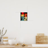 Leuke Disc Golf Ontwerpen En Cadeau-ideeën Disc Go Poster (Keuken)