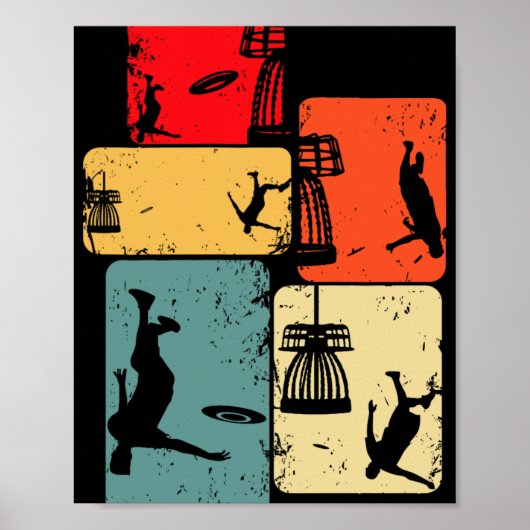Leuke Disc Golf Ontwerpen En Cadeau-ideeën Disc Go Poster (Voorkant)