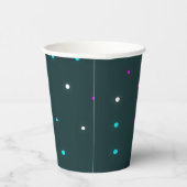 Leuke Disco neon Party cups Papieren Bekers (Rechts)