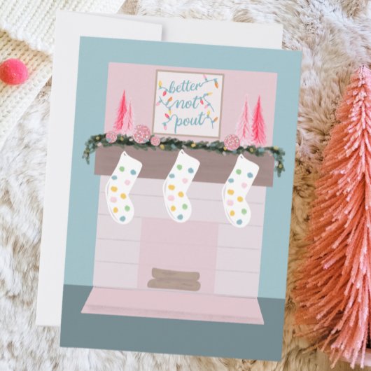 Leuke Disco Roze Kerst Foto Feestdagenkaart