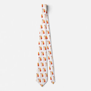 Leuke Disco Santa Llama Grappig Minimalistisch Ker Stropdas