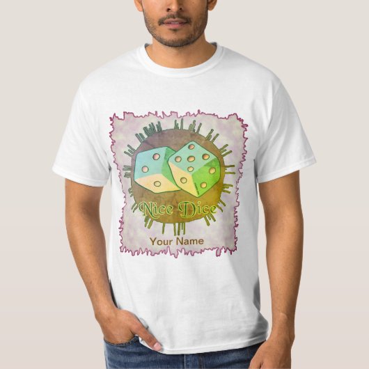 Leuke Dobbelstenen T-shirt (Voorkant)