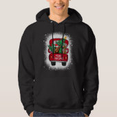 Leuke Doberman Rode Vrachtwagen Vrolijk Kerstmis G Hoodie (Voorkant)