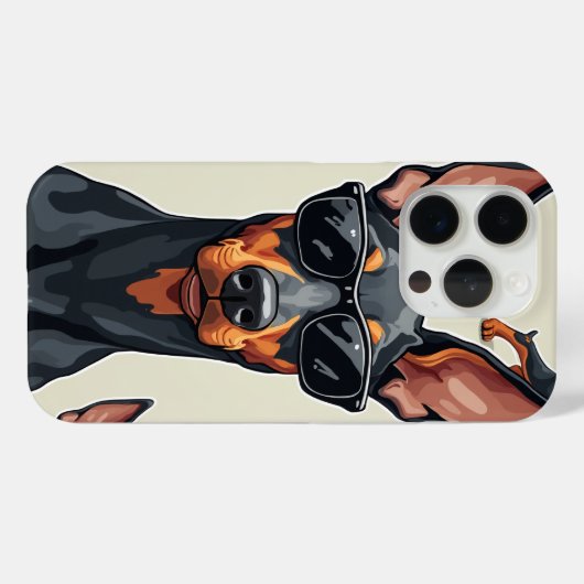 Leuke Doberman telefoonhoes Case-Mate iPhone Case (Achterkant (horizontaal))