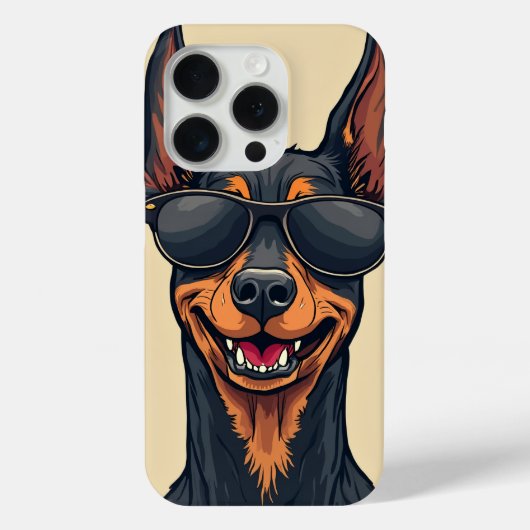 Leuke Doberman telefoonhoes Case-Mate iPhone Case (Achterkant)