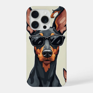 Leuke Doberman telefoonhoes iPhone 15 Pro Case