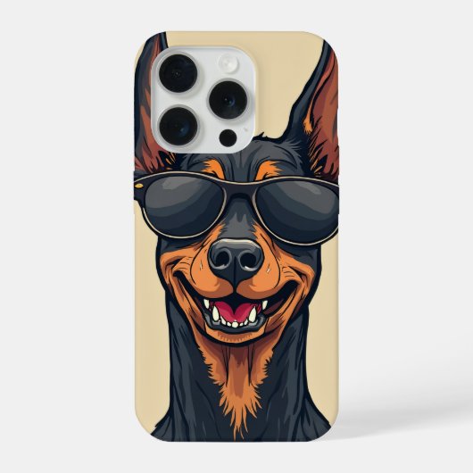 Leuke Dobermann-hoes voor telefoon iPhone Hoesje (Achterkant)