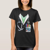 Leuke Doctor Witte Lab jas kostuum Halloween Docto T-shirt (Voorkant)