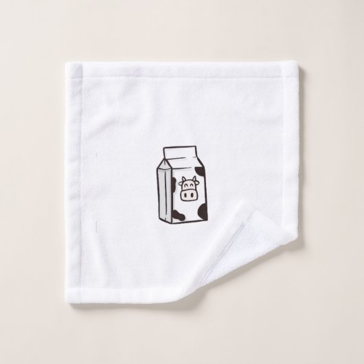 Leuke doek, flanel, koe karton, melkkarton washandje (Wasdoekje)