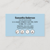 Leuke Dog Grooming Visitekaartje (Achterkant)