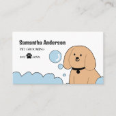 Leuke Dog Grooming Visitekaartje (Voorkant)