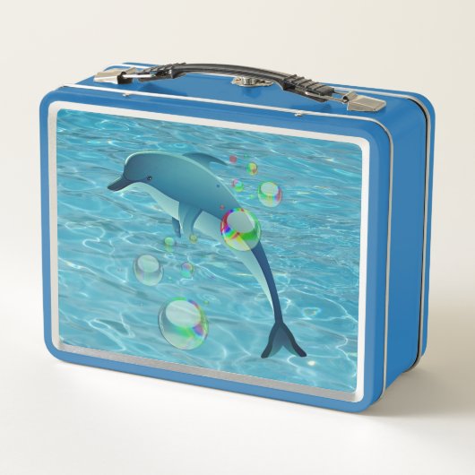 Leuke Dolfijn en Bubbels Gepersonaliseerd (Achterkant)