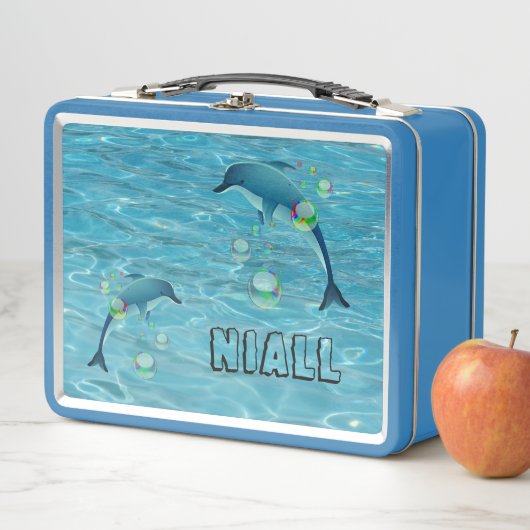 Leuke Dolfijn en Bubbels Gepersonaliseerd (In situ)