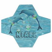 Leuke Dolfijnen en Bubbels Gepersonaliseerd Voetbal (Enkel)