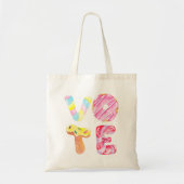Leuke Donuts en Snoep Ga Stemmen Tote Bag (Voorkant)
