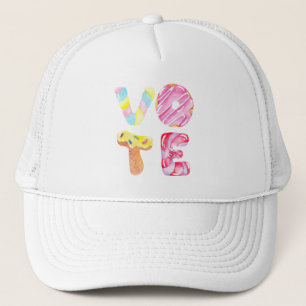 Leuke Donuts en Snoep Ga Stemmen Trucker Pet