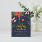 Leuke Doodle Bloem | Uitnodiging voor feestdagen (Staand voorkant)