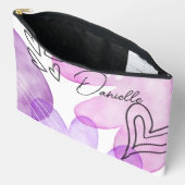 Leuke Doodle Harten en Bloemen Custom Etui (Open)