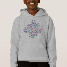 Leuke doodle kleurrijke levendige vormen