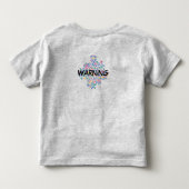 Leuke doodle kleurrijke levendige vormen kinder shirts (Achterkant)