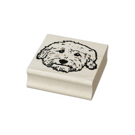 Leuke Doodle rubber stempel - doodle hond cadeau
