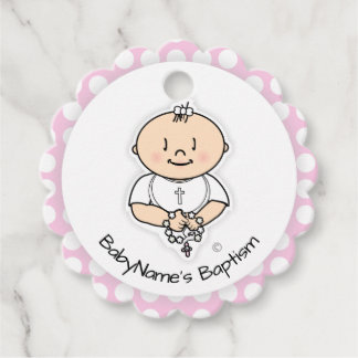 Leuke doop cadeautag - Cartoon babyjongen Bedankjes Labels